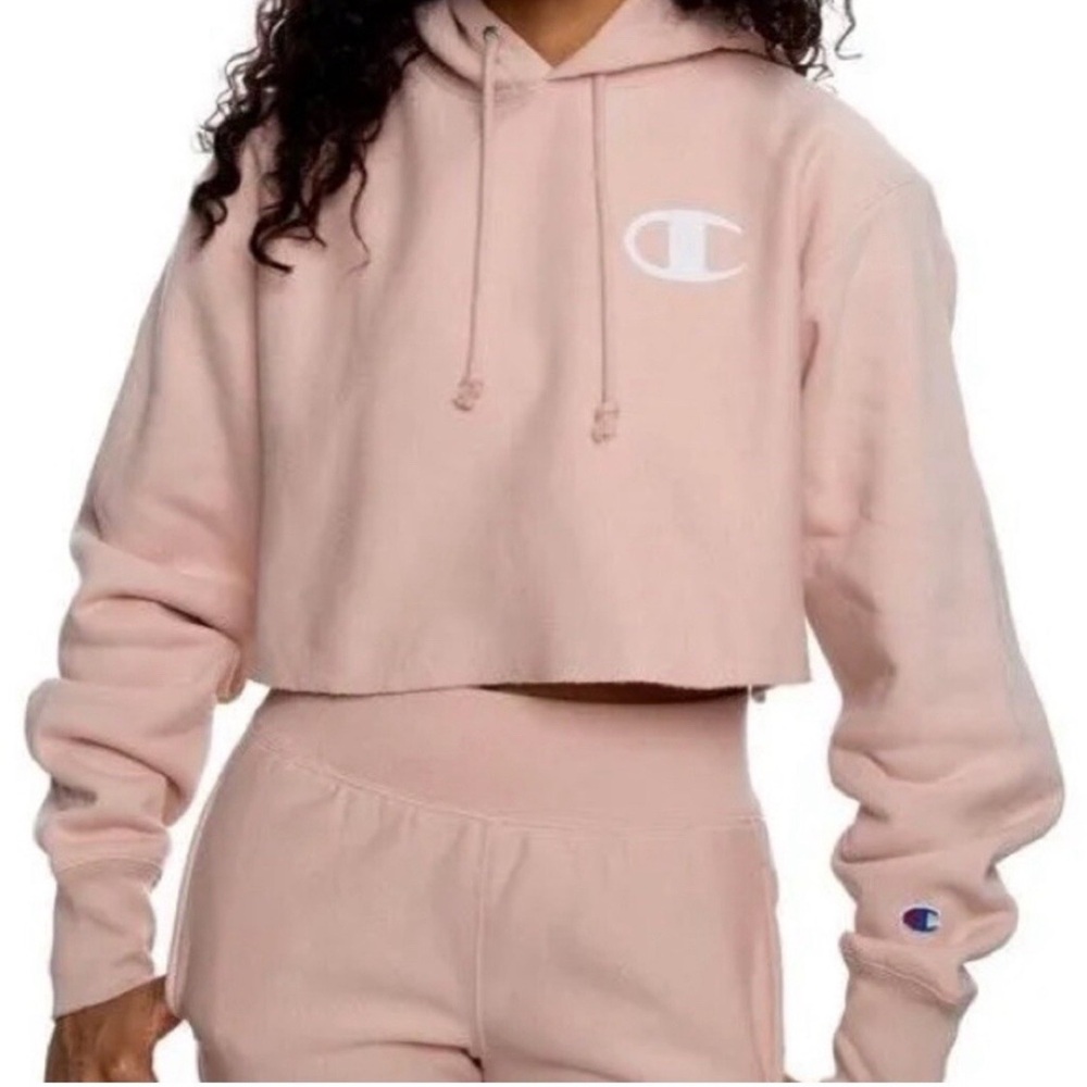 Champion cropped hoodie